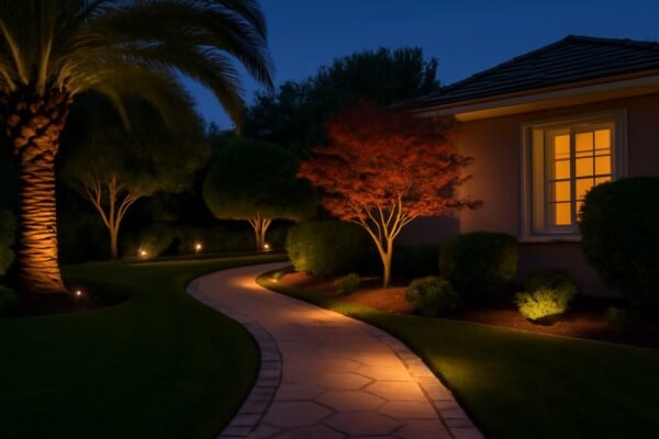 إضاءة حدائق بجدة