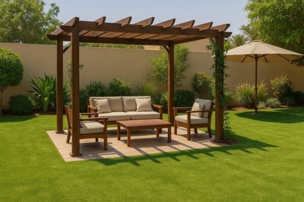 جلسة خارجية في حديقة بجدة